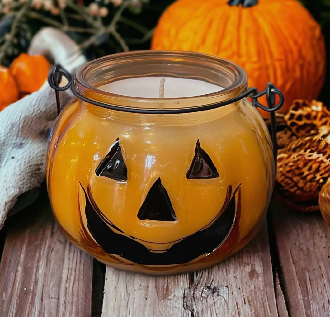 Pumpkin Chai Jack o lantern candle