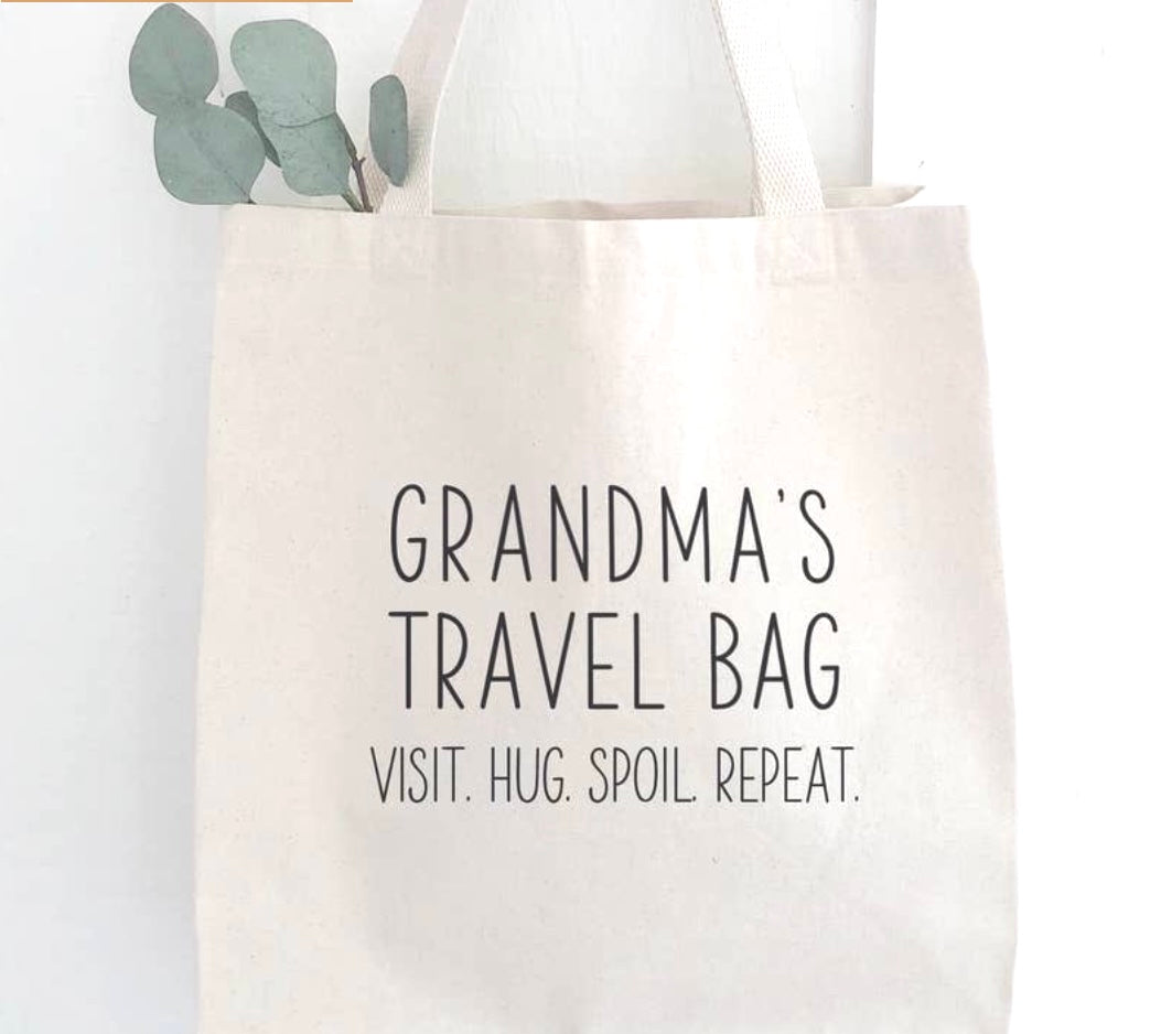 Grandma Canvas Travel Bag
